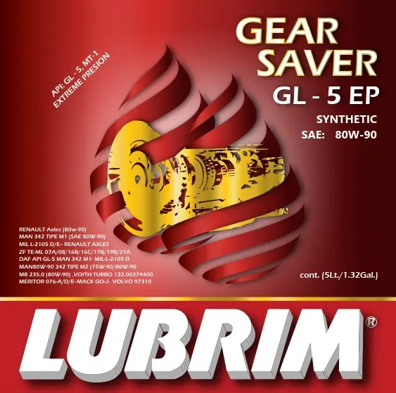 GEAR SAVER GL-5 EP SYNTHETIC-80W-90