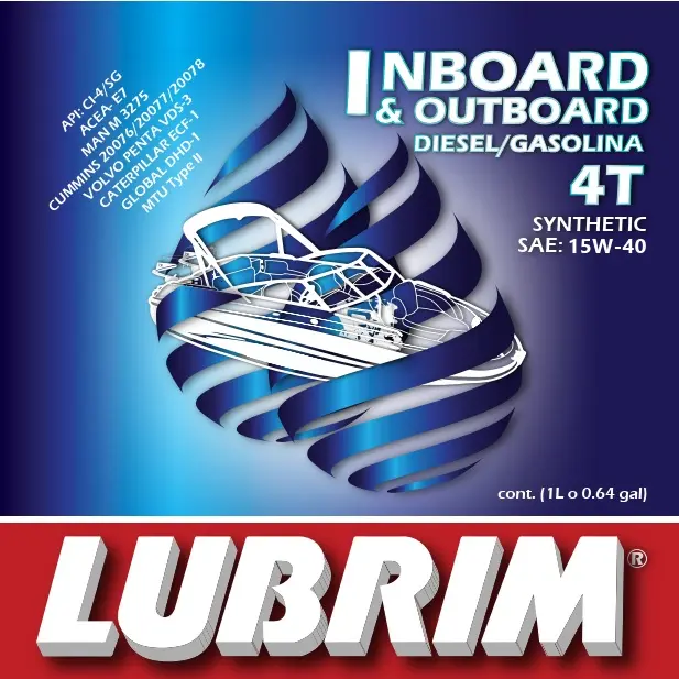 INBOARD&OUTBOARD  4T DIESEL-GASOLINA SYNTHETIC-15W-40