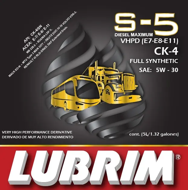S-5 DIESEL MAXIMUM V.H.P.D. -5W-30