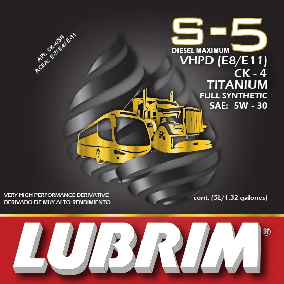 S-5 DIESEL MAXIMUM V.H.P.D.  TITANIUM-5W-30