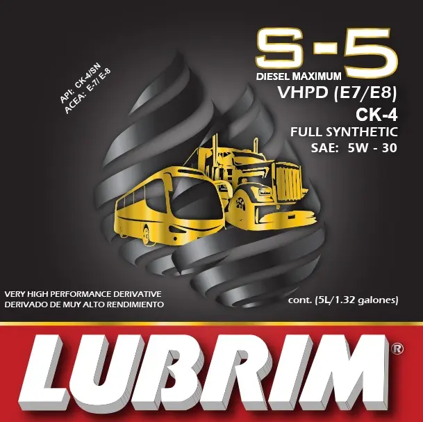 S-5 DIESEL MAXIMUM V.H.P.D. (E7/8) CK-4-5W-30
