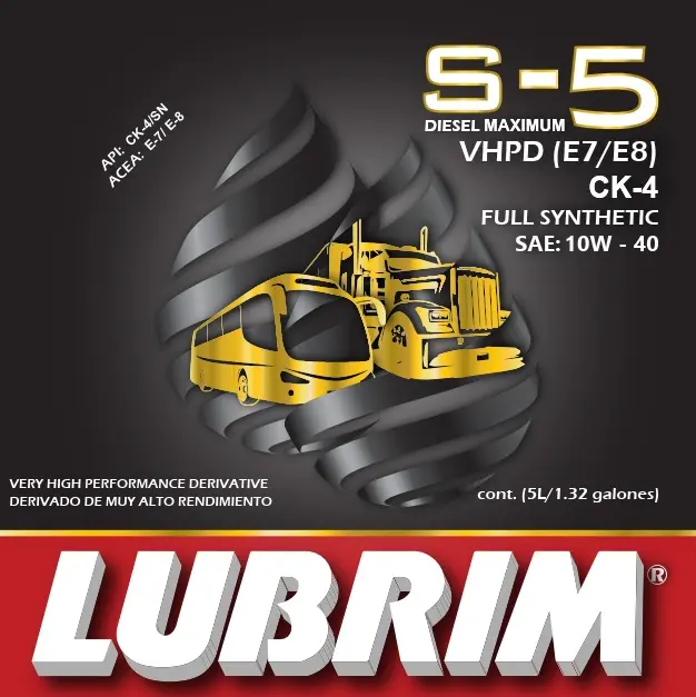 S-5 DIESEL MAXIMUM V.H.P.D. (E7/E8) CK-4-10W-40